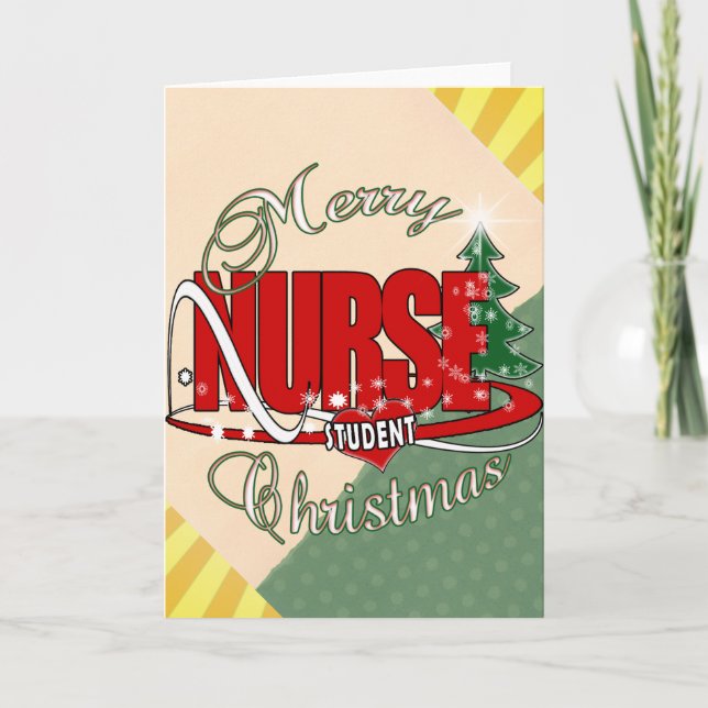 TARJETA FESTIVA NAVIDADES DE ESTUDIANTES DE ENFERMERÍA (Anverso)