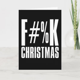 Tarjeta Festiva Navidades de F#%K