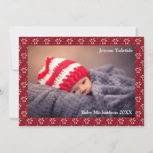 Tarjeta Festiva Navidades de Fa La Festive Holly