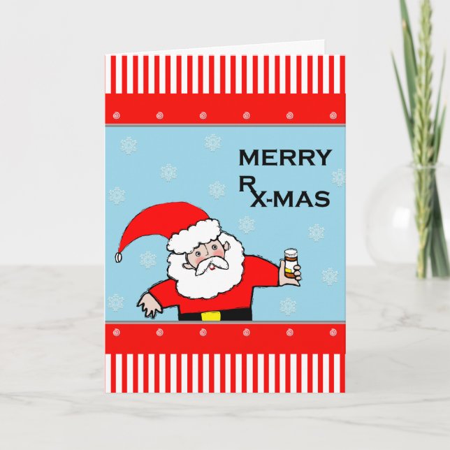 Tarjeta Festiva navidades de farmacia (Anverso)