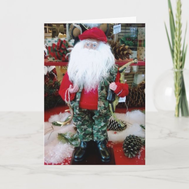 Tarjeta Festiva NAVIDADES de FAVORITE HUNTER SANTA CLAUS (Anverso)
