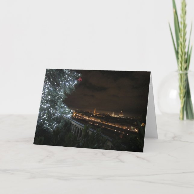 Tarjeta Festiva Navidades de Florencia (Anverso)