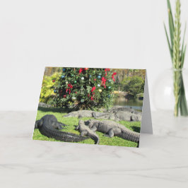 Tarjeta Festiva Navidades de Florida Gator