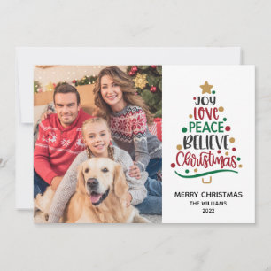 Tarjeta Festiva navidades de fotografía de 2021