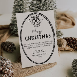 Tarjeta Festiva Navidades de fotografía de la frontera con las cam