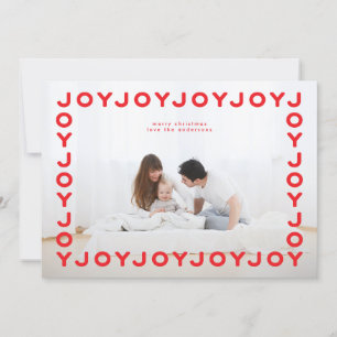 Tarjeta Festiva NAVIDADES de fotografía de marco de alegría de div