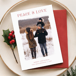 Tarjeta Festiva Navidades de fotografía de moda y elegante