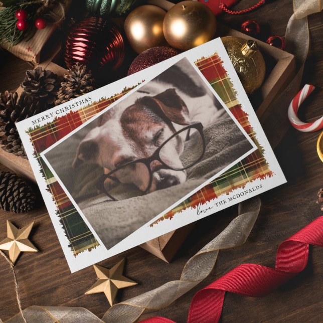 Tarjeta Festiva Navidades de fotografía de Personalizado de color  (Subido por el creador)