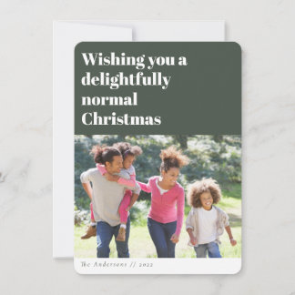 Tarjeta Festiva Navidades de fotografía divertidos