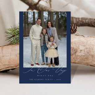 Tarjeta Festiva Navidades de fotografía familiares clásicos de la