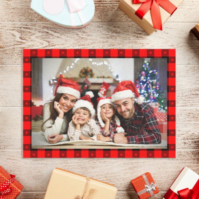 Tarjeta Festiva Navidades de fotografía rusos personalizados en lu (Subido por el creador)