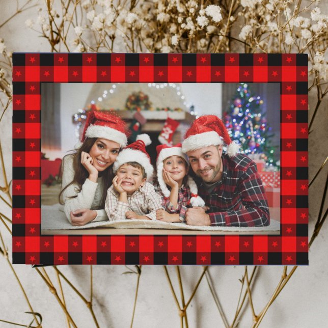 Tarjeta Festiva Navidades de fotografía rusos personalizados en lu (Subido por el creador)