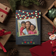 Navidades de fotografía rústicos de Cranberry y Po