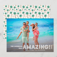 Navidades de fotografía tropicales de viajes moder