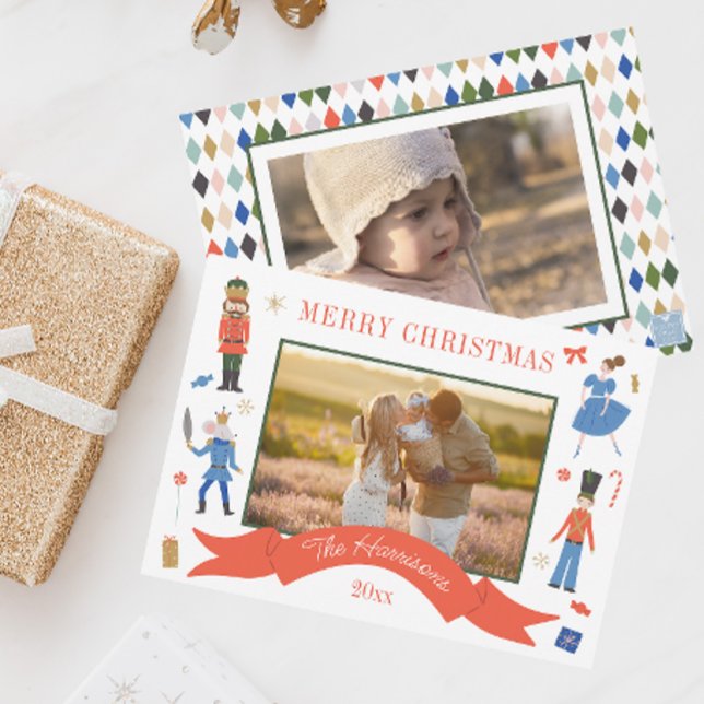 Tarjeta Festiva Navidades de fotos de burro (Subido por el creador)
