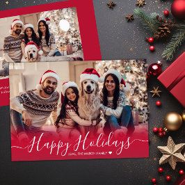 Tarjeta Festiva Navidades de fotos de Festividades Felices Novedad