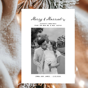 Tarjeta Festiva Navidades de fotos de moras y casados de vacas rec
