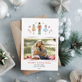 Tarjeta Festiva Navidades de fotos de orujo de agua dulce