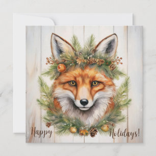 Tarjeta Festiva Navidades de Fox festiva