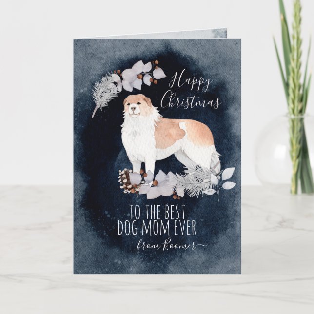 Tarjeta Festiva Navidades de Gampr armenios con peluche personaliz (Anverso)