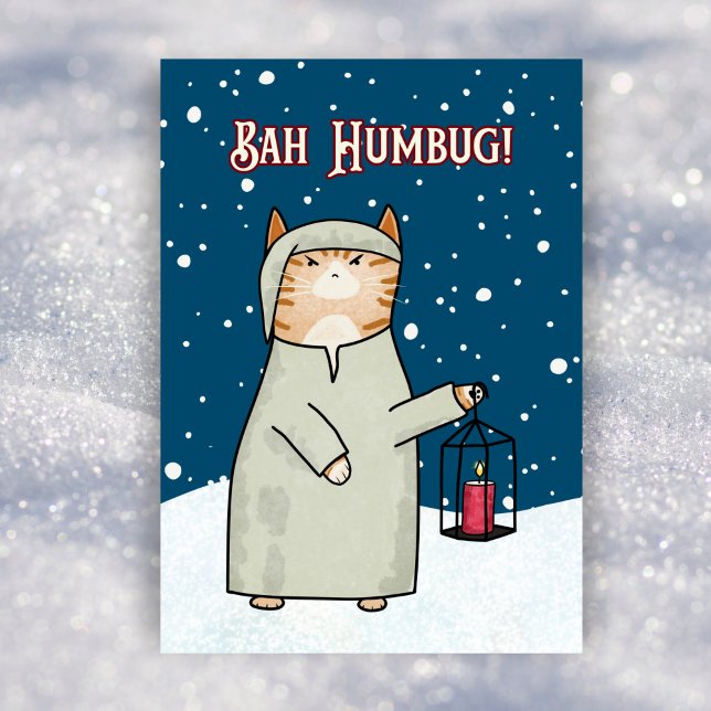 Tarjeta Festiva Navidades de gato Personalizado de Desplazamiento  (Subido por el creador)