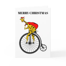 Navidades de Giraffe Santa Claus