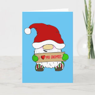 Tarjeta Festiva Navidades de Gnome