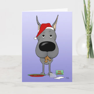 Tarjeta Festiva Navidades de Great Dane
