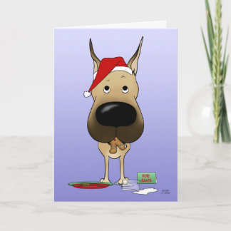 Tarjeta Festiva Navidades de Great Dane