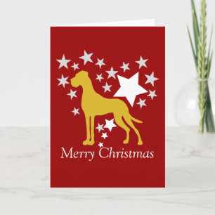 Tarjeta Festiva Navidades de Great Dane