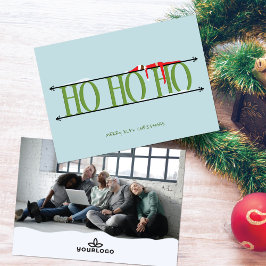 Tarjeta Festiva Navidades de Green & Blue Elf Shenanigans Company