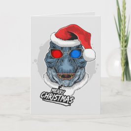 Tarjeta Festiva Navidades de Guay T-Rex