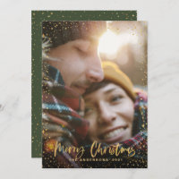 Navidades de guión dorado estrellas 1 festividad v