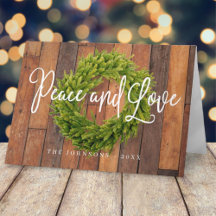 Navidades de guirnaldas botánicas rústicas