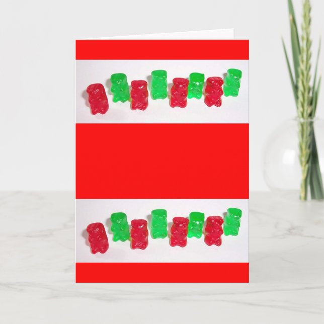 Tarjeta Festiva Navidades de Gummy (Anverso)