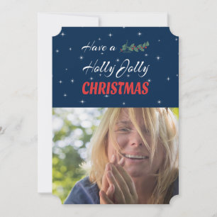 Tarjeta Festiva Navidades de Have Holly Jolly