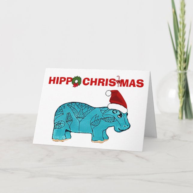 Tarjeta Festiva Navidades de Hippo de Egipto (Anverso)