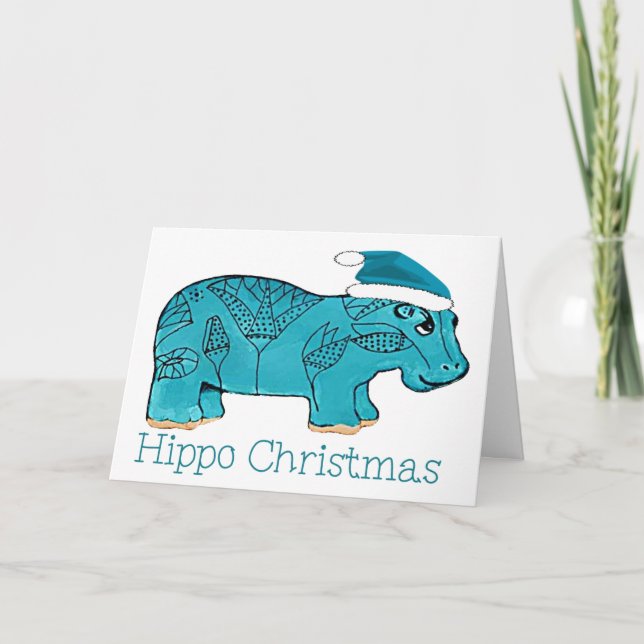 Tarjeta Festiva Navidades de Hippo de Egipto (Anverso)