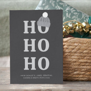 Tarjeta Festiva Navidades de Ho Ho Ho Ho Ho Ho
