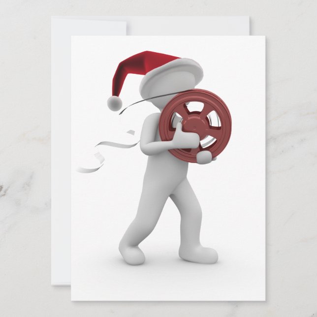 Tarjeta Festiva navidades de hollywood (Anverso)