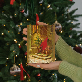 Tarjeta Festiva Navidades de Hungría de 1896