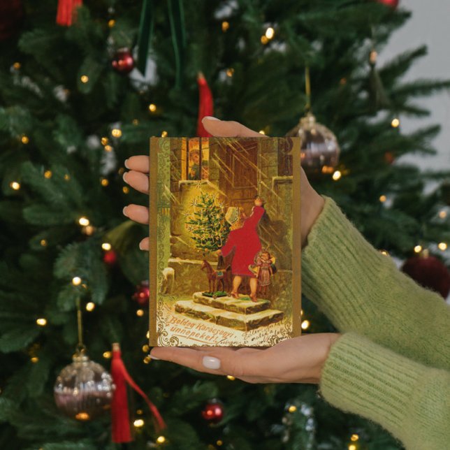 Tarjeta Festiva Navidades de Hungría de 1896 (Subido por el creador)