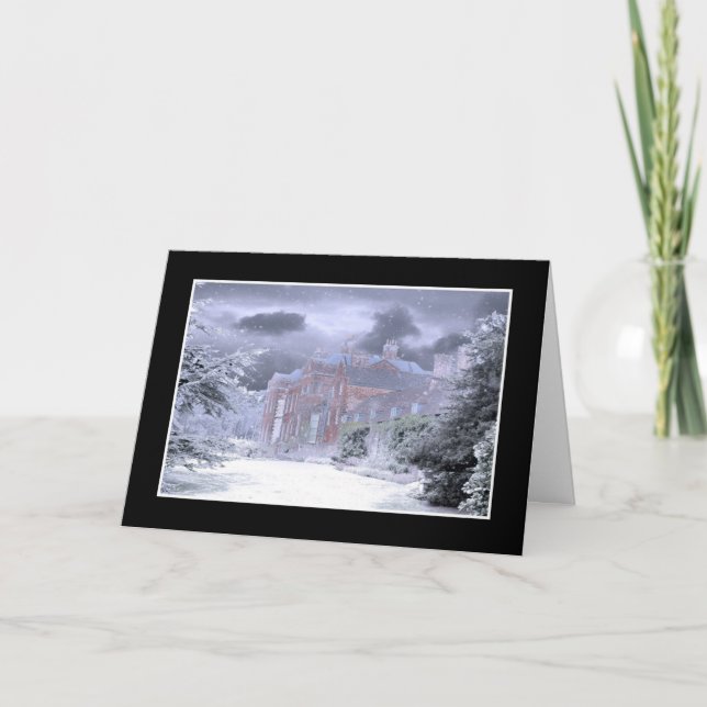 Tarjeta Festiva Navidades de Inglaterra (Anverso)