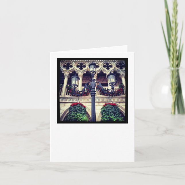 Tarjeta Festiva Navidades de Italia (Anverso)