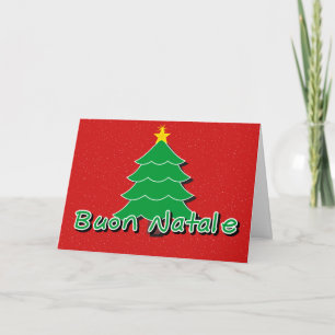 Tarjeta Festiva Navidades de Italia