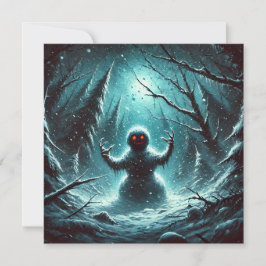 Tarjeta Festiva Navidades de Jack Frost Snowman