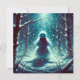 Tarjeta Festiva Navidades de Jack Frost Snowman