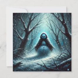 Tarjeta Festiva Navidades de Jack Frost Snowman