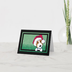 Tarjeta Festiva Navidades de Jack Russell Terrier
