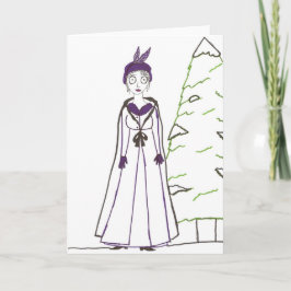 Tarjeta Festiva Navidades de Jane Austen